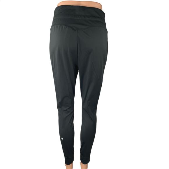 Halara Women's Black High Waisted Drawstring Athletic Leggings Pants Size M - Picture 3 of 4